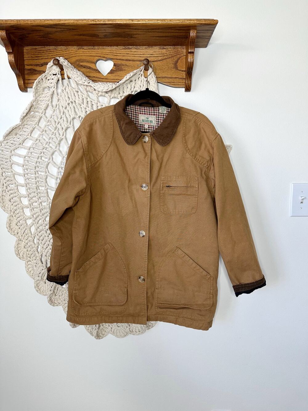 Redhead For Her Vintage 90s Barn Jacket Chore Coat Size Large